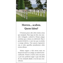 Folhetos para evangelismo - Morreu..Acabou..Quem Falou? - 6005 Folhetos para evangelismo - Morreu..Acabou..Quem Falou? - 6005