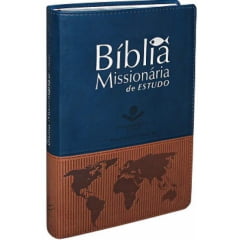 BIB. MISSIONÁRIA DE ESTUDO CAPA AZUL/MARRON - COD 01167 BIB. MISSIONÁRIA DE ESTUDO CAPA AZUL/MARRON - COD 01167