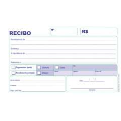 TALÃO DE RECIBO EXTRA COPY 11X21 CM - INTERDENOMINACIONAL TALÃO DE RECIBO EXTRA COPY 11X21 CM - INTERDENOMINACIONAL