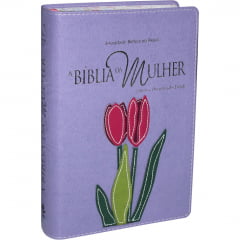 BIBLIA DA MULHER CP MALVA FLOR COD 1543 BIBLIA DA MULHER CP MALVA FLOR COD 1543