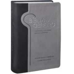 BÍBLIA DO OBREIRO CAPA CINZA/PRETA- NOVA VERSÃO BÍBLIA DO OBREIRO CAPA CINZA/PRETA- NOVA VERSÃO