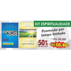 KIT ESPIRITUALIDADE COM 50% DESCONTO KIT ESPIRITUALIDADE COM 50% DESCONTO