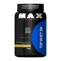 Top Whey 3W 900g - Sabores Chocolate Morango baunilha e vitaminas de frutas Top Whey 3W 900g - Sabores Chocolate Morango baunilha e vitaminas de frutas