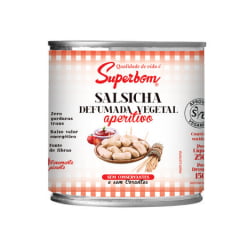 SALSICHA VEGETAL DEFUMADA APERITIVO 150G SUPERBOM SALSICHA VEGETAL DEFUMADA APERITIVO 150G SUPERBOM