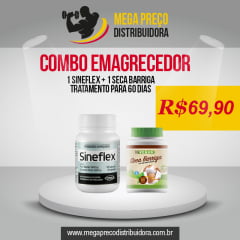 Combo Emagrecedor - 1 Sineflex + 1 Seca Barriga Combo Emagrecedor - 1 Sineflex + 1 Seca Barriga