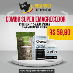Sineflex + Chá Seca Barriga - Combo Super Emagrecedor Sineflex + Chá Seca Barriga - Combo Super Emagrecedor