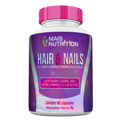 Cabelos e Unhas Hair & Nails 500mg 60 capsulas - Mais Nutrition Cabelos e Unhas Hair & Nails 500mg 60 capsulas - Mais Nutrition