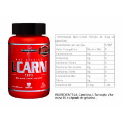L CARNITINA 60 CAPSULAS INTEGRALMEDICA L CARNITINA 60 CAPSULAS INTEGRALMEDICA