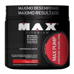Max Pump 240g - Fruit Punch Max Pump 240g - Fruit Punch
