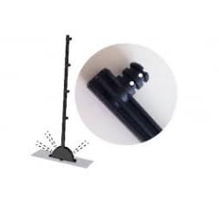 HASTE CERCA ELÉTRICA 4 ISOLADORES PLASTICA HASTE CERCA ELÉTRICA 4 ISOLADORES PLASTICA