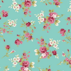 TECIDO ESTAMPADO 100% ALGODÃO FLORAL 180593-05 (0,50 MT X 1,50 MT) TECIDO ESTAMPADO 100% ALGODÃO FLORAL 180593-05 (0,50 MT X 1,50 MT)