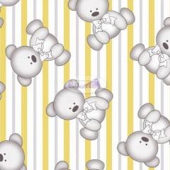Tricoline Estampado Caldeira Ursinhos 180586-04 (50cm X 1,50mt) Tricoline Estampado Caldeira Ursinhos 180586-04 (50cm X 1,50mt)