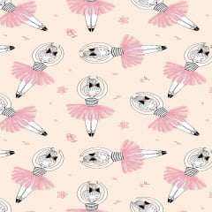 Tricoline Estampado BAILARINA 2203 (50cm X 1,50mt) Tricoline Estampado BAILARINA 2203 (50cm X 1,50mt)