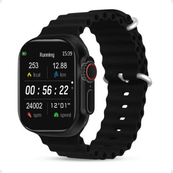 Relógio Smartwatch Ultra 9 Super Amoled Nfc C/2 Pulseiras