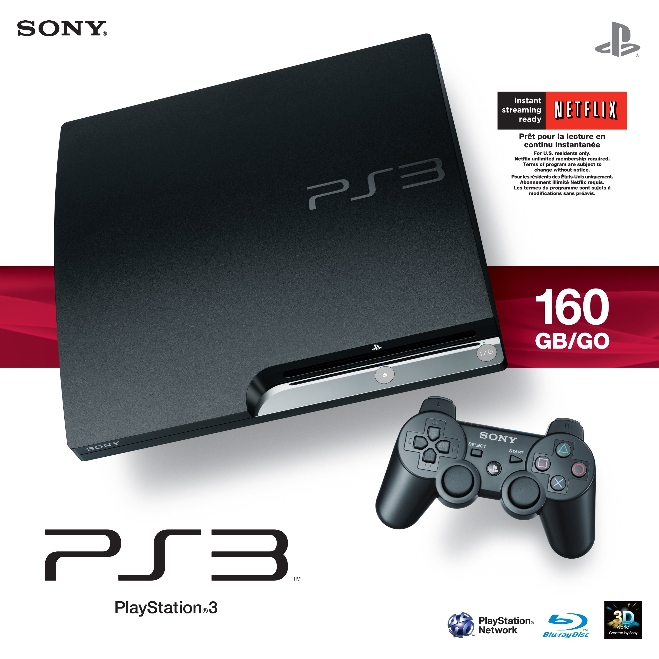Console Oficial PlayStation 3 Slim 250 GB - Sony