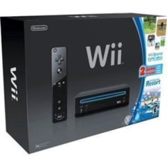 Console Nintendo Wii Black Core - RVK 2 x