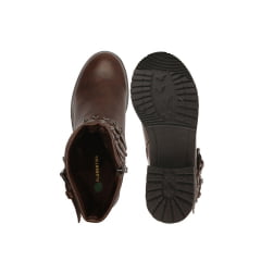 Bota Biker Feminina Cano Médio Salto Médio Macio Conforto