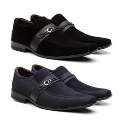 Kit 2 Pares Sapato Social Thor Luxo Masculino