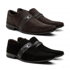 Kit 2 Pares Sapato Social Thor Luxo Masculino